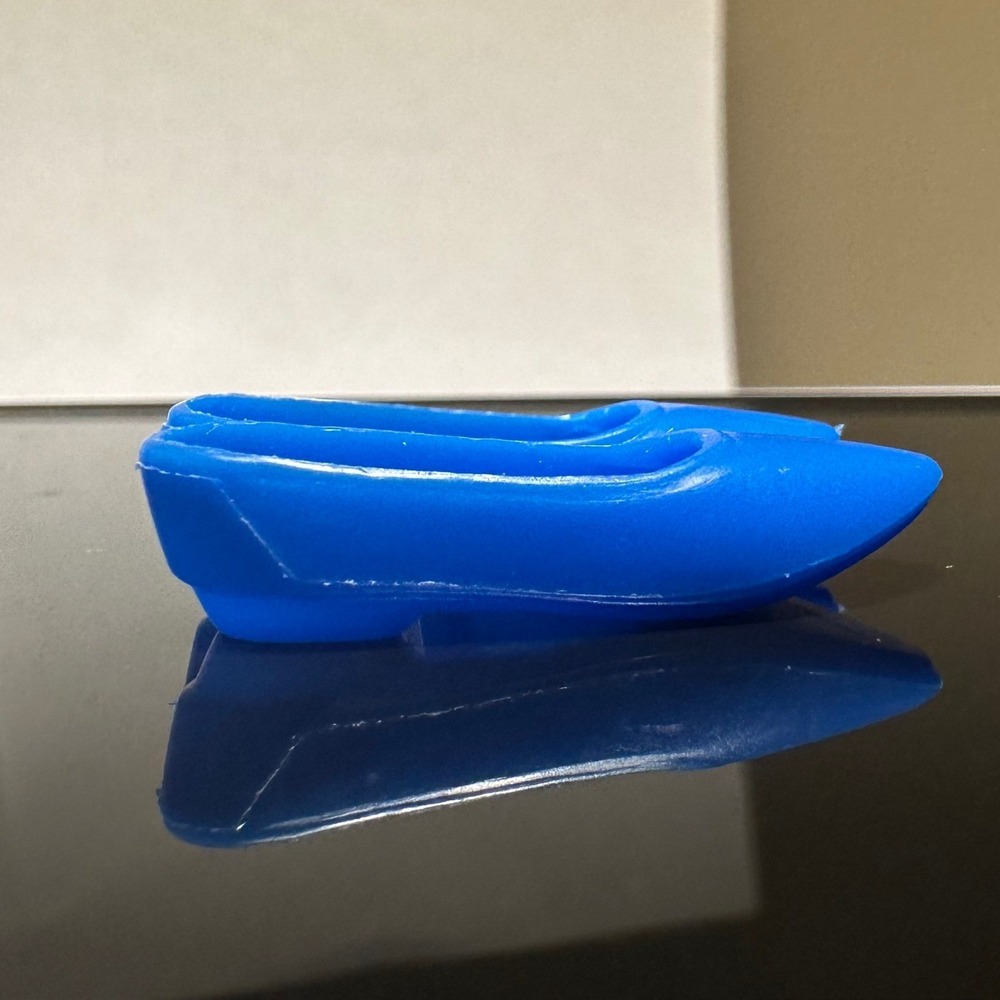 Vintage Battel Barbie Skipper Flat Fashion Doll Shoes Blue‎ - Picture 3 of 5